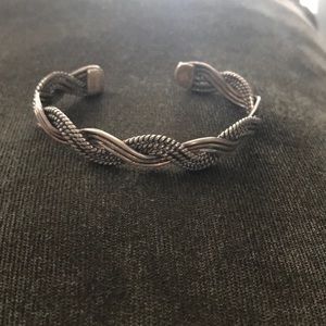 Sterling silver cuff bracelet